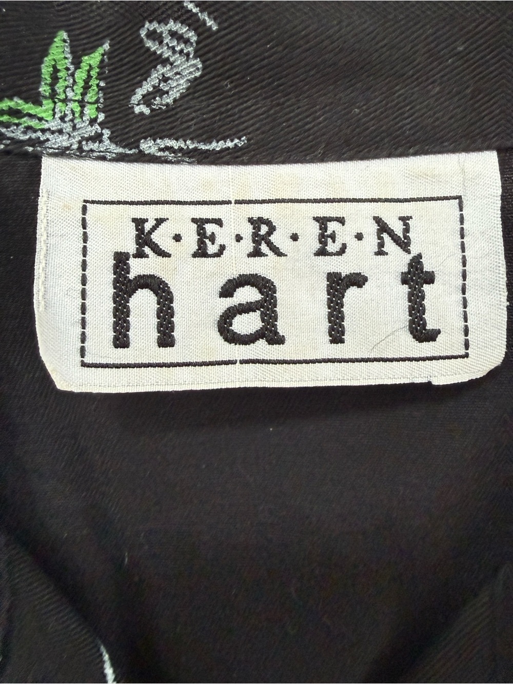 Vintage 90s Y2K Keren Hart Women Colorful People Button Up Jacket XL Embroidered - Picture 5 of 11